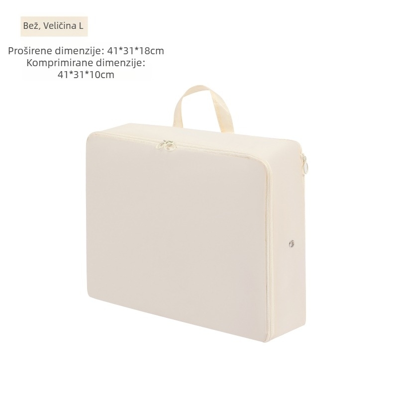 Beautiful Home Kompresijska torba za odjeću za prtljagu – kubični oblik, Oxford materijal, organizator za putovanja i kućnu upotrebu