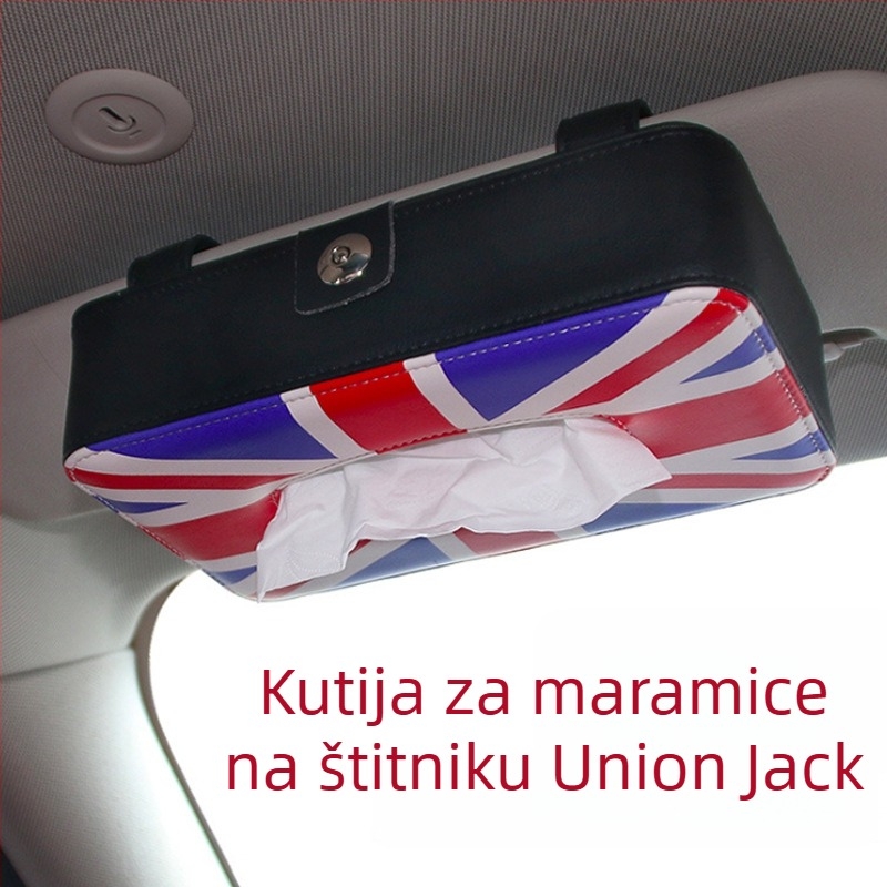 Univerzalna kutija za maramice za auto, viseća na naslon sjedala, višenamjenska, prijenosna