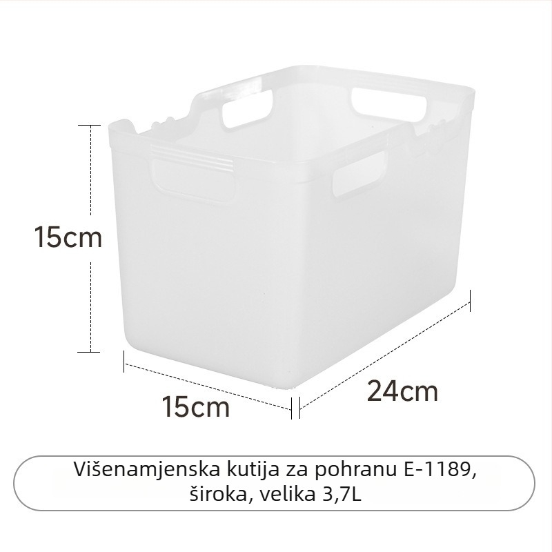 Košara za skladištenje u hladnjaku, mekana prijenosna košara za voće i povrće, plastična kutija za organizaciju kuhinje
