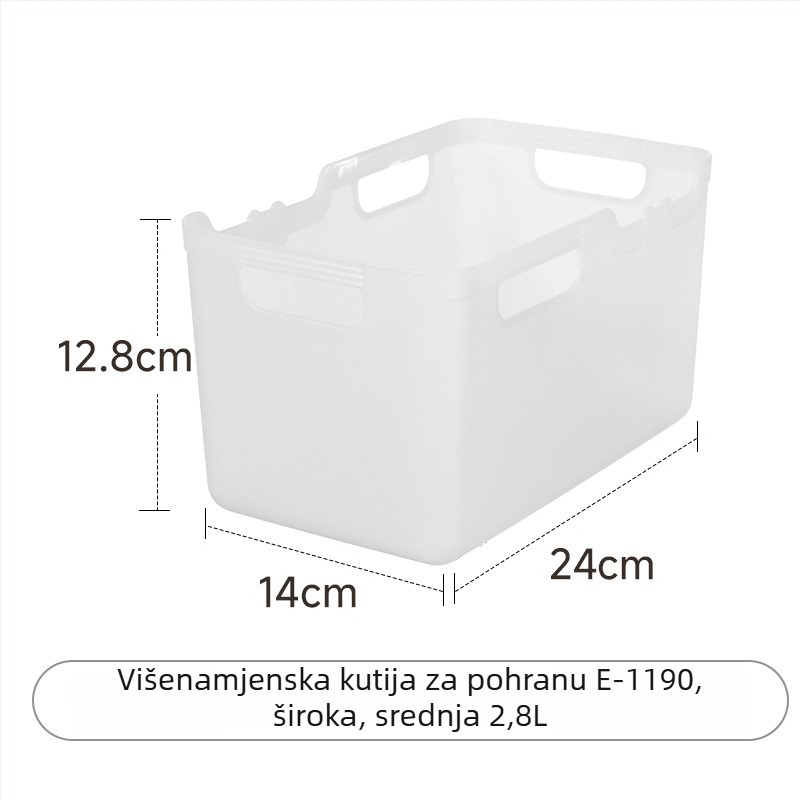 Košara za skladištenje u hladnjaku, mekana prijenosna košara za voće i povrće, plastična kutija za organizaciju kuhinje