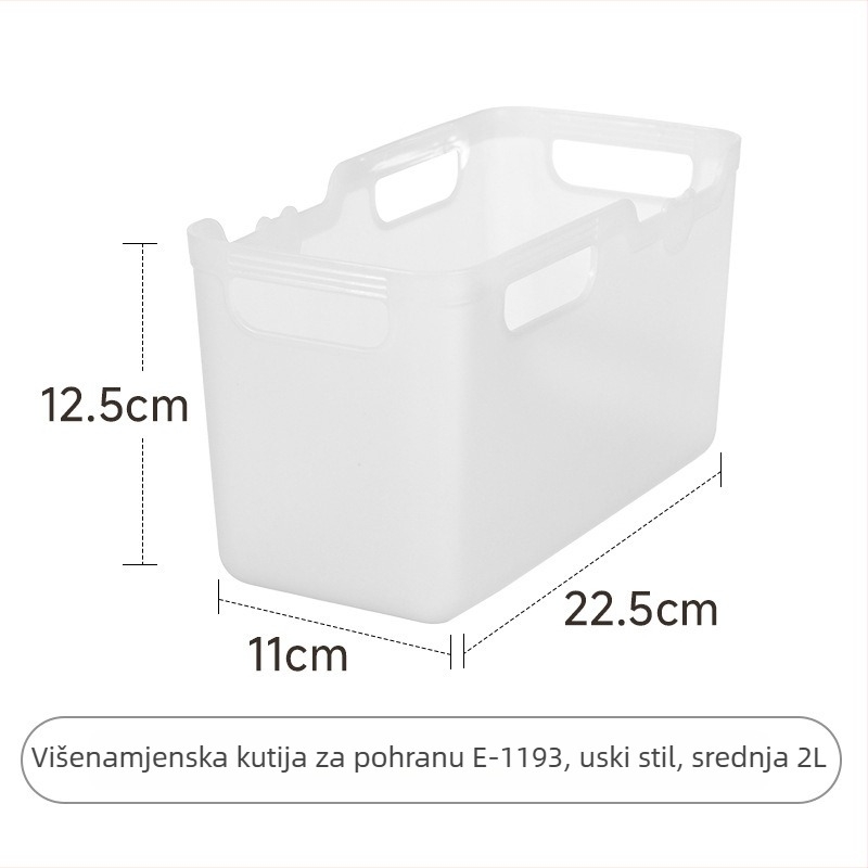 Košara za skladištenje u hladnjaku, mekana prijenosna košara za voće i povrće, plastična kutija za organizaciju kuhinje