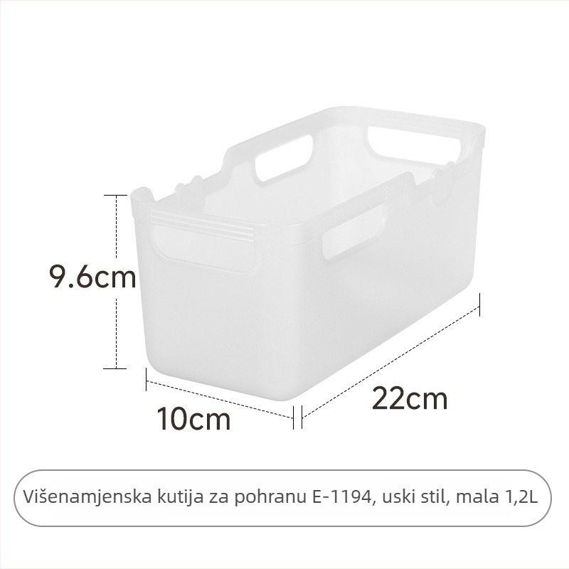Košara za skladištenje u hladnjaku, mekana prijenosna košara za voće i povrće, plastična kutija za organizaciju kuhinje