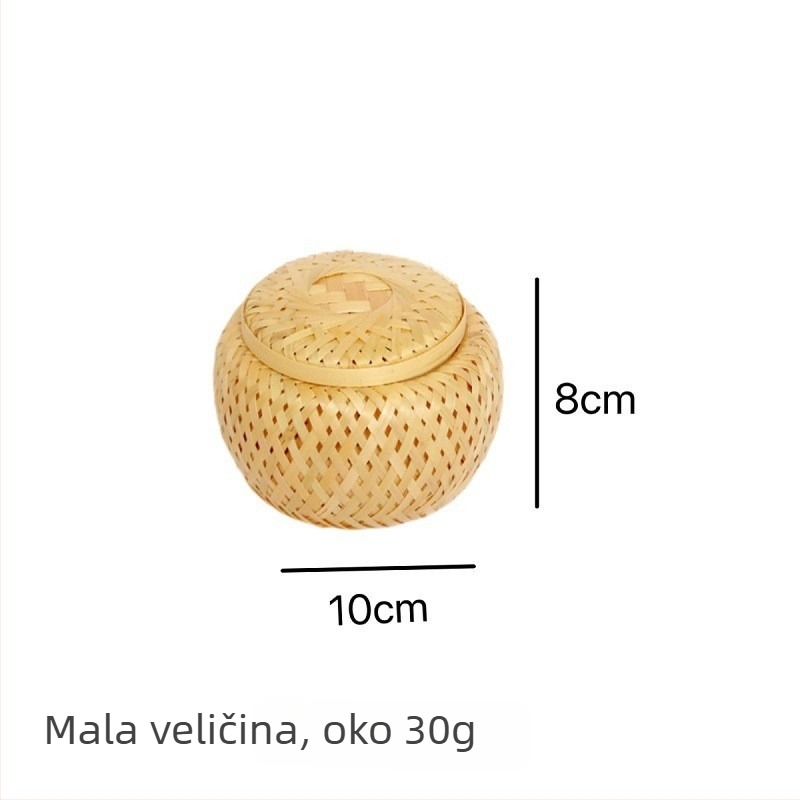 Koš od ratana za voće i užinu, japanskog stila skladištenje, pleteni stolni koš za dom i dnevni boravak