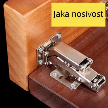 3-4 cm debeli panel vrata, veliki kut šarke 130-170°, bez bušenja, za ormar vrata