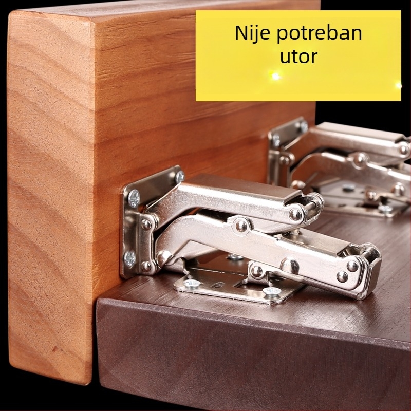 3-4 cm debeli panel vrata, veliki kut šarke 130-170°, bez bušenja, za ormar vrata