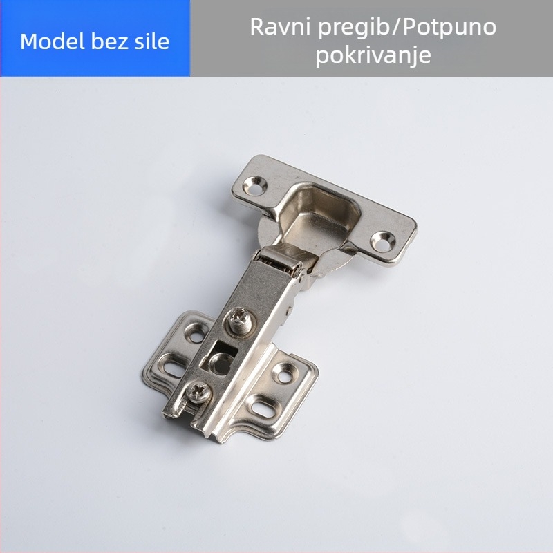 Panta za ormar od hladno valjanog čelika, dvostupanjska, bez ručke, otvaranje pritiskom, tih, bez opruge