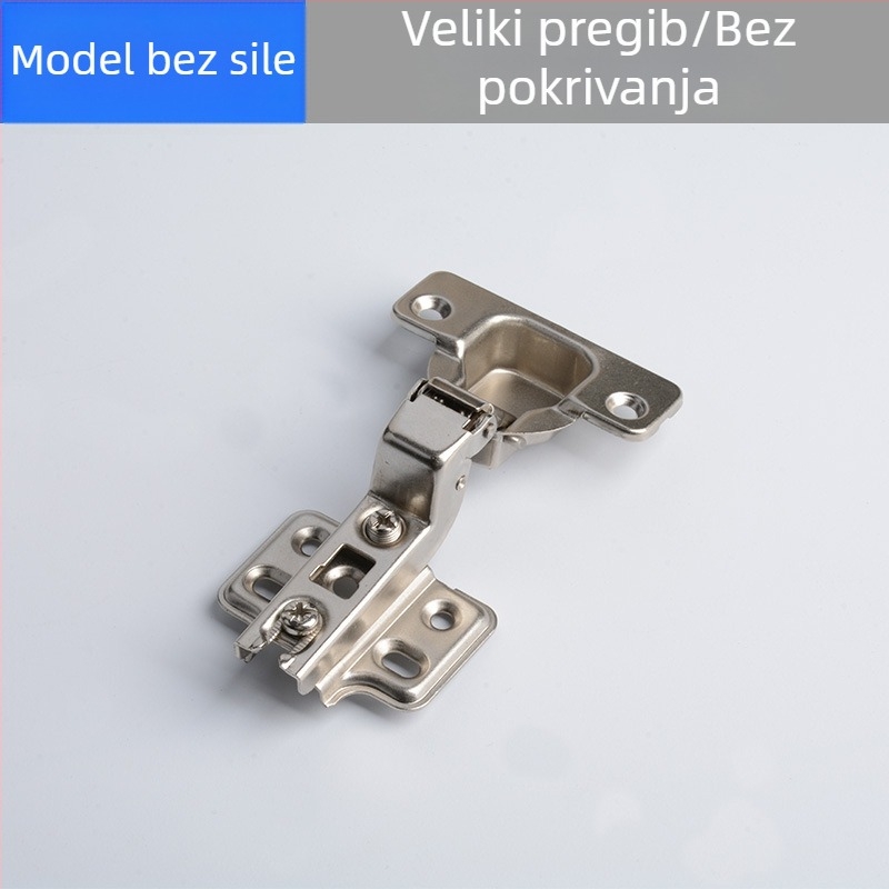 Panta za ormar od hladno valjanog čelika, dvostupanjska, bez ručke, otvaranje pritiskom, tih, bez opruge