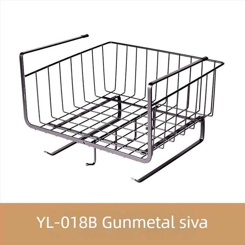 Elu kreativni viseći koš ispod ormara, metalni kuhinjski organizator za pohranu