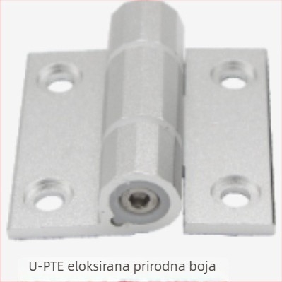 Okov od aluminijskog legura s momentom, podešeno zaustavljanje s tlom, podešavanje položaja šarke, tlomljiva sklopiva šarka