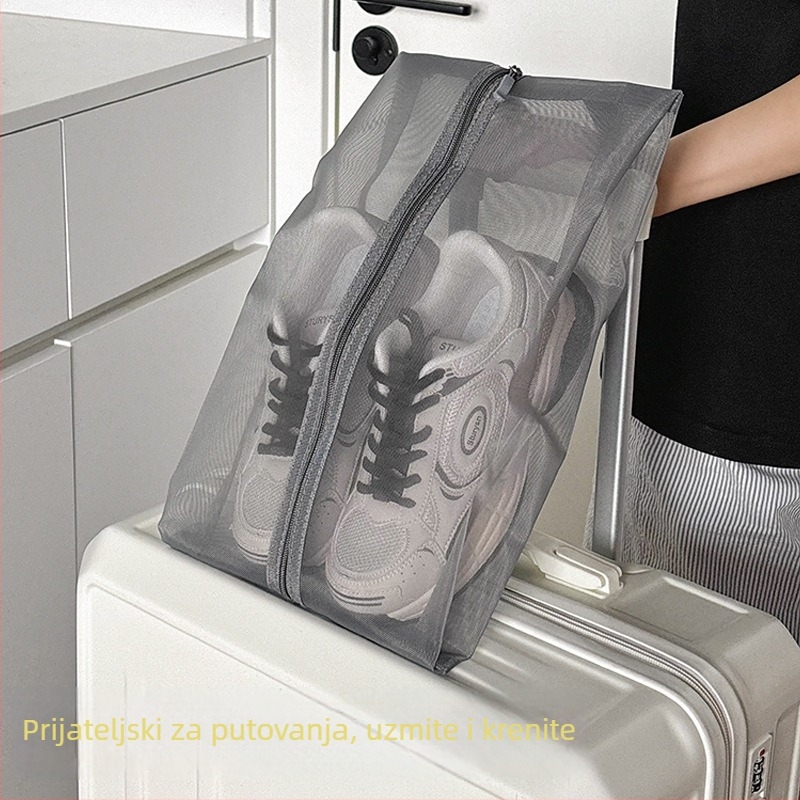 Prijenosna putna torba za cipele, prozračna prozirna torba za cipele, otporna na vlagu i plijesan, torba za prašinu