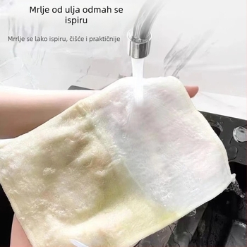 Dvostrano debela kuhinjska krpa za čišćenje posuđa, upijajuća, za brisanje površina i posuđa