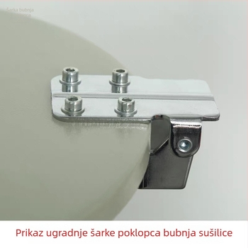 Šarka poklopca bubnja sušila, okretni zasun za hopper, nosač šarke bubnja 50 kg, pričvrsni pribor za hopper