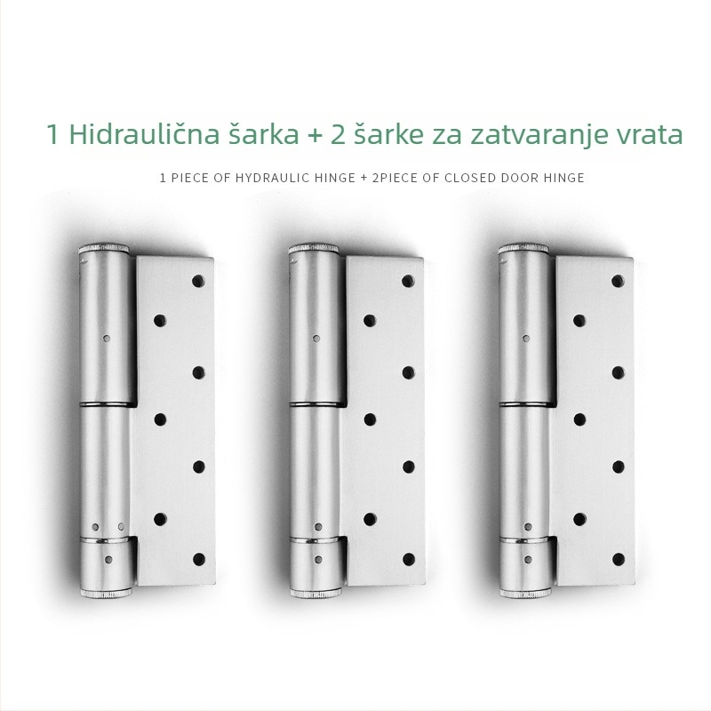Skriveni hidraulični šarnir s automatskim zatvaranjem za drvena unutarnja vrata