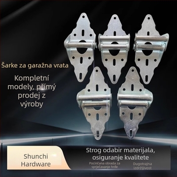 Šarniri vrata garaže s nosačem i osovinom, univerzalno