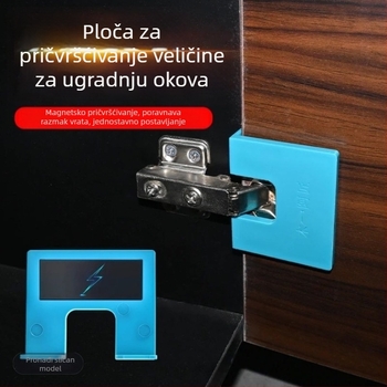 Alat za ugradnju šarki vrata ormarića