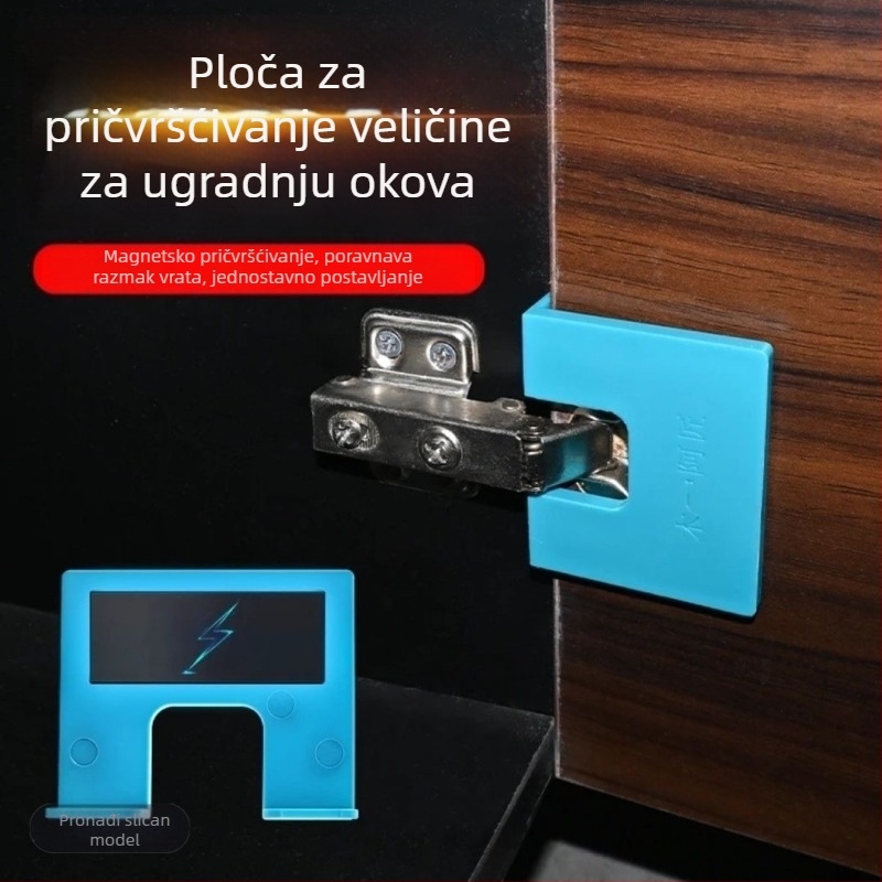 Alat za ugradnju šarki vrata ormarića