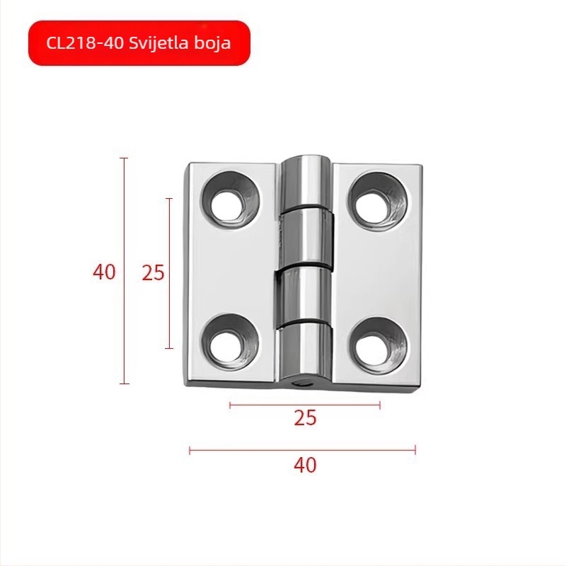 CL218 Teške industrijske šarke za vrata ormarića za distribuciju, debeli metalni list, odvojivi list i preklopni list