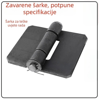 Teški zavareni panti u obliku H, nehrđajući čelik, brušeni završetak, odvojivi