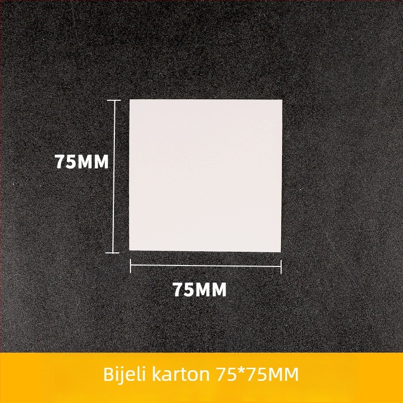 Akrilna vertikalna skladišna vrećica s prozirnim zaštitnim slojem, debljine 0,2 mm, čvrsti kartonasti stražnji panel