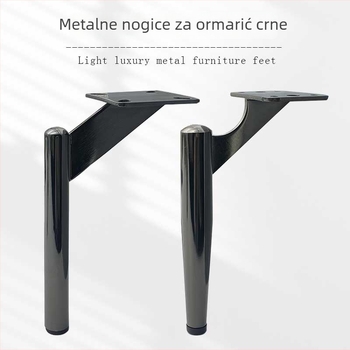Metalne nogice za namještaj – za kauč, stol za kavu, TV ormarić i kupaonski ormarić – moderan minimalistički dizajn