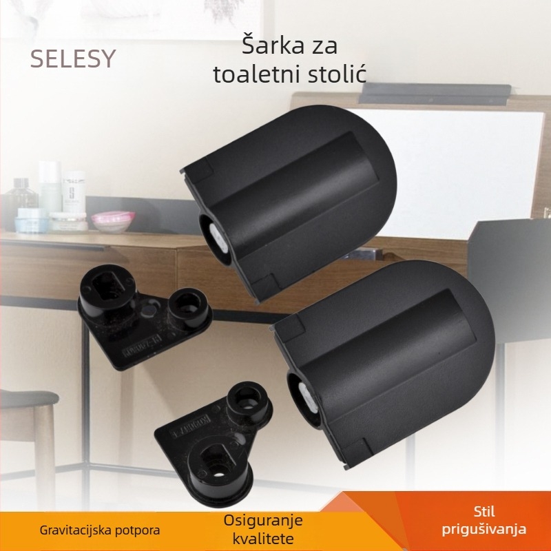 Panta s amortizorom za toaletni stol s preklopnim ogledalom, hidraulički tiši hardver