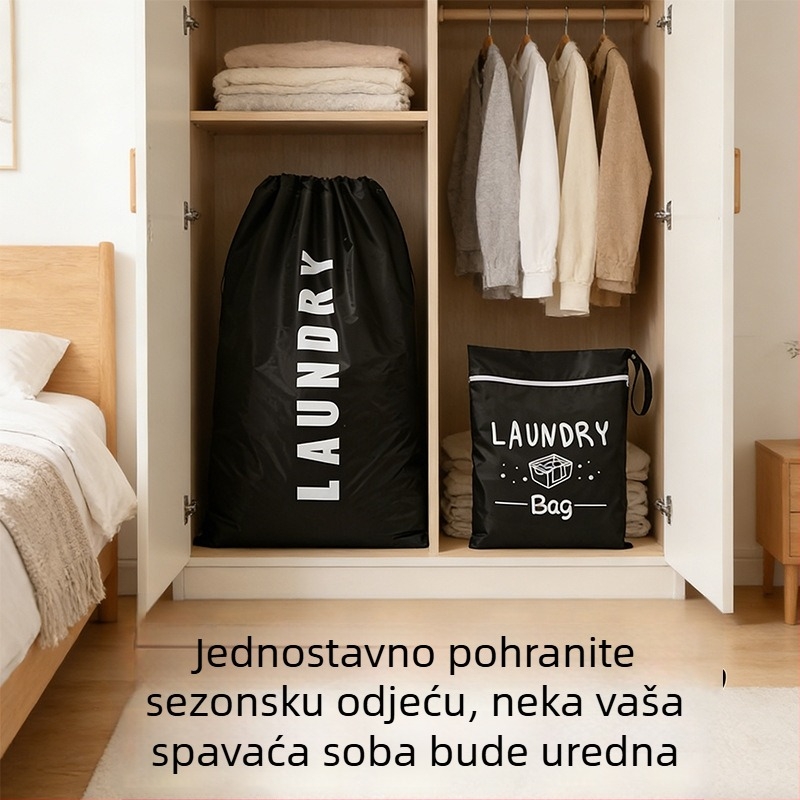 Putna torba za odlaganje odjeće, velikog kapaciteta, vodootporna, višenamjenski prijenosni organizator s vezicom