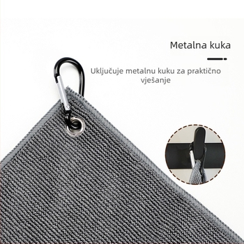 Krpa od mikrovlakana za bariste, ultra-fina vlakna, uzorak wafle, za šank i čišćenje mliječne pjene na kavomatu