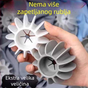 Velika magična kugla za pranje – protiv zapetljavanja, uklanjanje mrlja, kompatibilna s bubnjem.