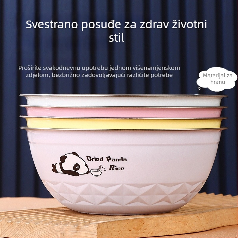 Dvoslojna košara od nehrđajućeg čelika za odvod vode u sudoperu s protukliznim dnom – za pranje riže, voća i povrća