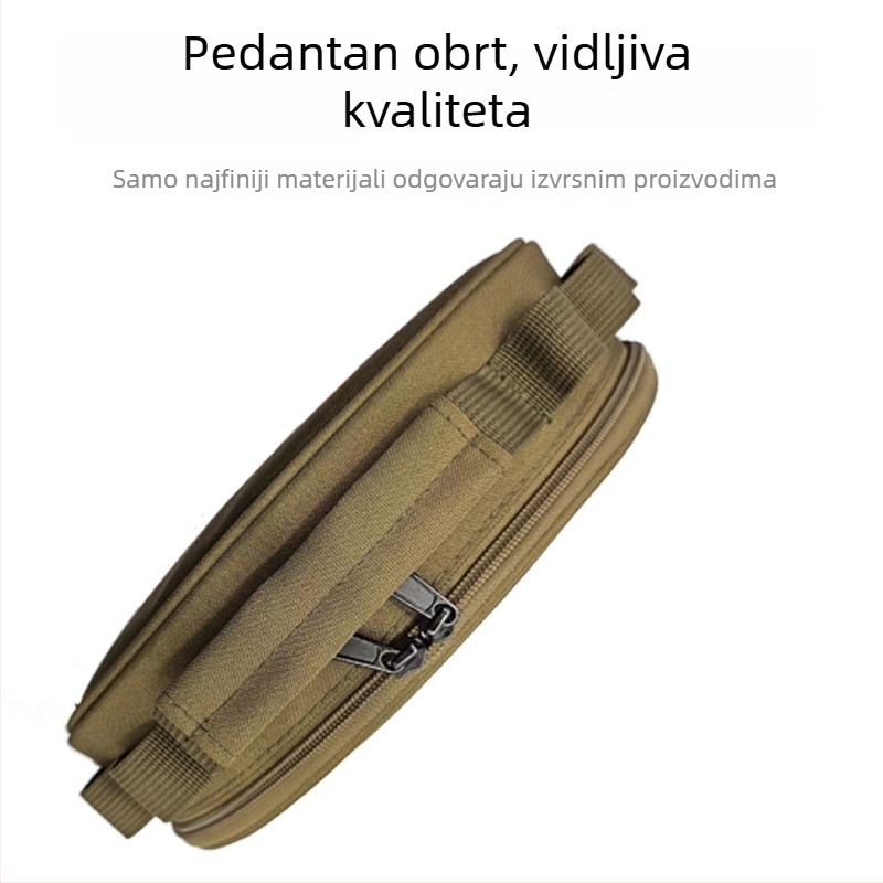 Kamping torba od Oxford platna, cilindrični organizator alata i kablova, sa zatvaračem