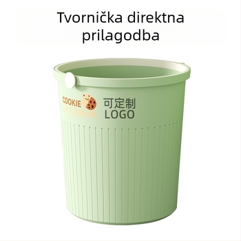 Kućni koš za otpad, 2025 novi model, velik kapacitet, plastični bačvastog oblika bez poklopca, za kupaonicu, WC, dnevnu sobu, kuhinju, spavaću sobu i ured, 12 L ili više
