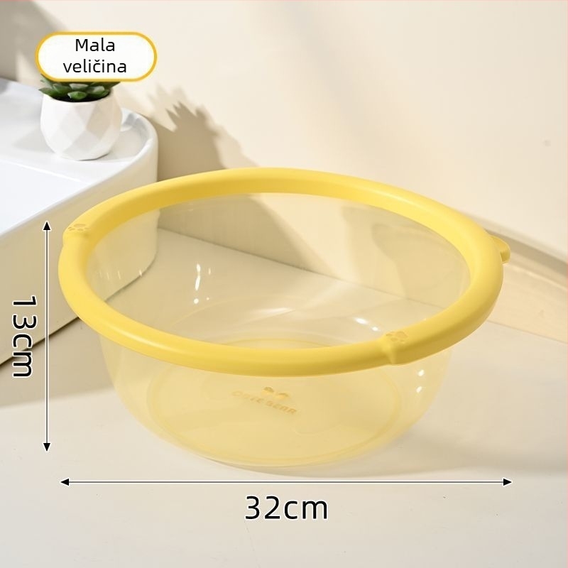 Debeli plastični umivaonik za kućnu upotrebu, dječji umivaonik, stil princeze