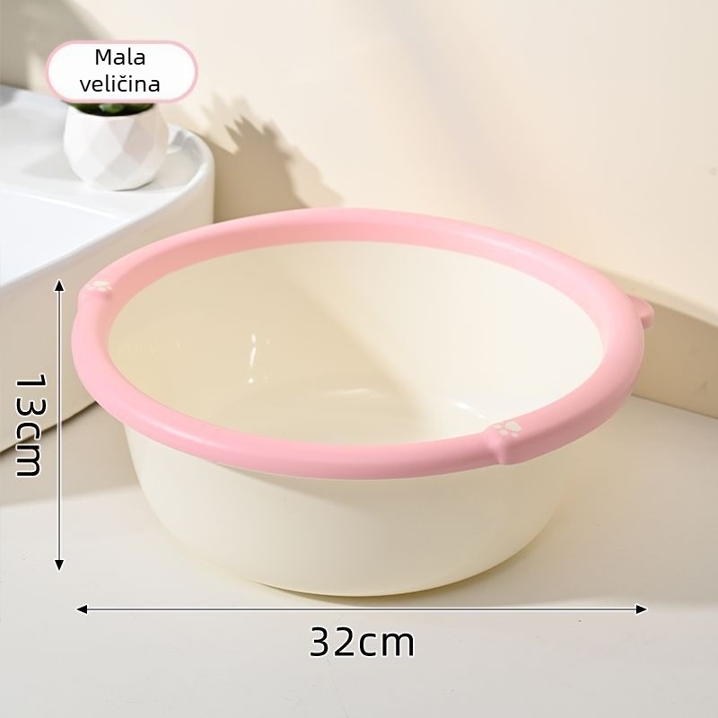 Debeli plastični umivaonik za kućnu upotrebu, dječji umivaonik, stil princeze
