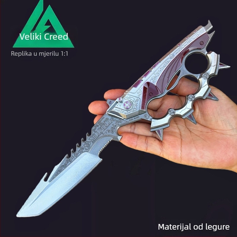 Delta set modela perifernih oružja – Creed Polaris nož Shadow Blade, dekorativna kolekcija (bez oštrine)