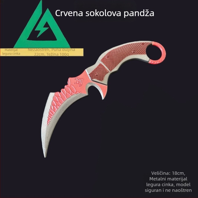 Delta set modela perifernih oružja – Creed Polaris nož Shadow Blade, dekorativna kolekcija (bez oštrine)