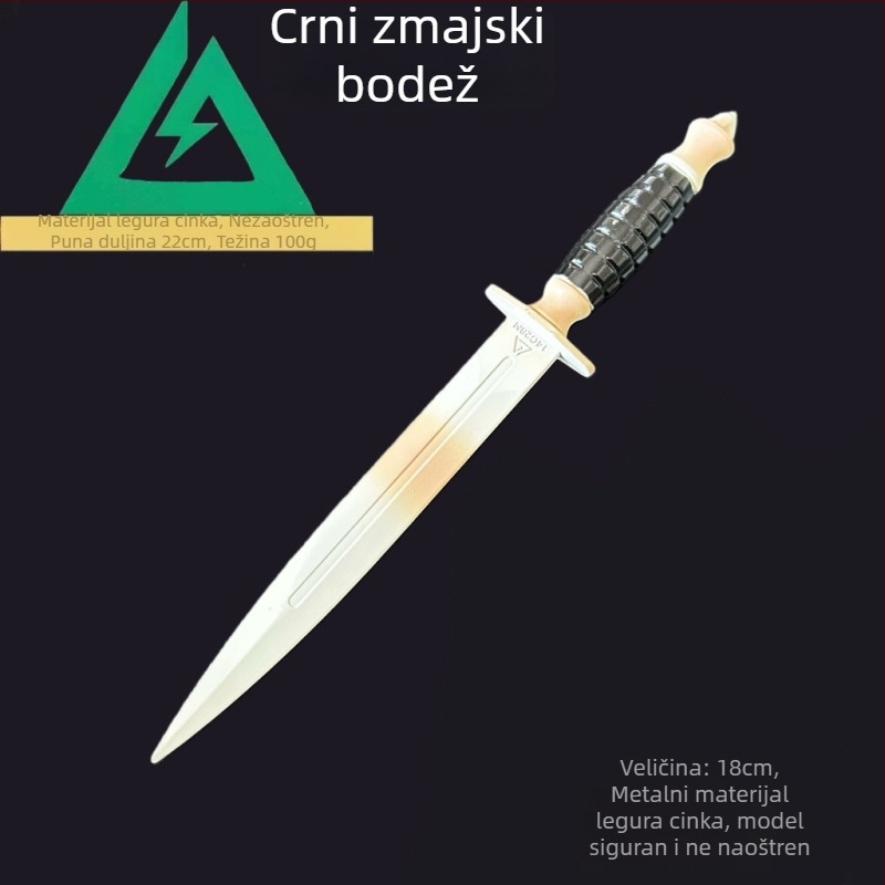 Delta set modela perifernih oružja – Creed Polaris nož Shadow Blade, dekorativna kolekcija (bez oštrine)