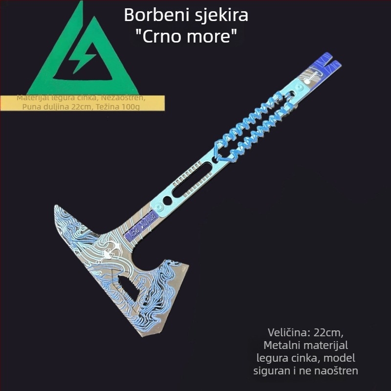 Delta set modela perifernih oružja – Creed Polaris nož Shadow Blade, dekorativna kolekcija (bez oštrine)