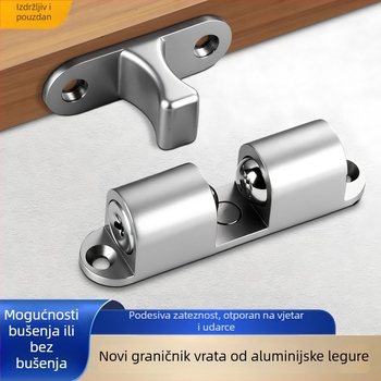 Automatski zatvarač vrata od aluminijske legure, bez bušenja, za spavaća i garderobna vrata