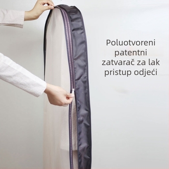 Duga torba za zaštitu od prašine kaputa i odjeće, za kućno skladištenje
