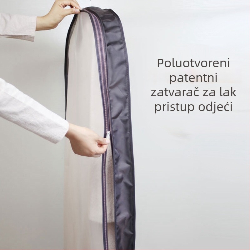 Duga torba za zaštitu od prašine kaputa i odjeće, za kućno skladištenje