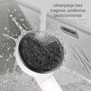 Rukohvat s usisnim držačem za unutarnja vrata – bez bušenja, za staklena vrata, ormariće i kupaonske prostore; ABS, elektroplatinirani završetak; model WJ2024022001