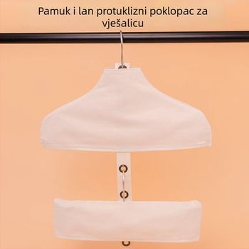 Navlaka za vješalicu za odjeću od pamuka i lana za trgovine odjećom i hotele – zaštita od prašine, otpornost na vlagu, protuklizna