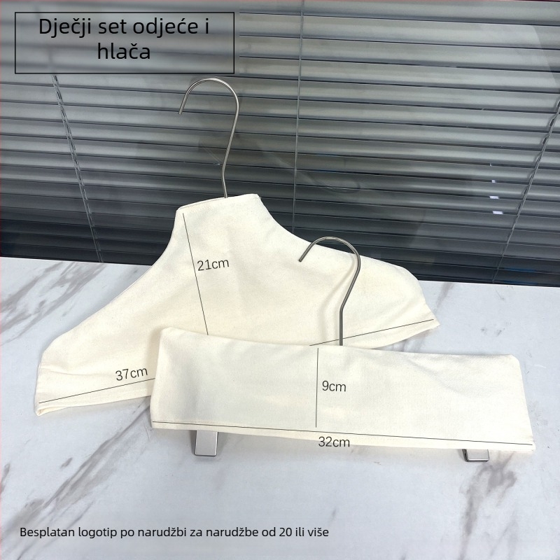 Navlaka za vješalicu za odjeću od pamuka i lana za trgovine odjećom i hotele – zaštita od prašine, otpornost na vlagu, protuklizna