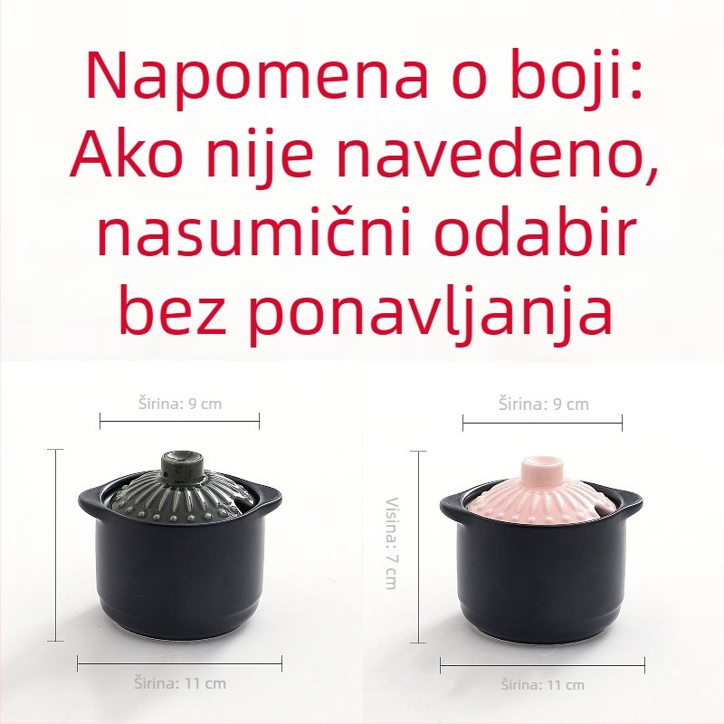 Keramički set posuda za začine – solna posuda i MSG posuda, kuhinjski set u japanskom stilu