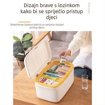 Kutija za dokumente i lijekove sa zaključavanjem za kućnu upotrebu
