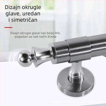 Drška od nehrđajućeg čelika za vrata ormarića – moderni minimalistički dizajn, zlatna nijansa, montaža s jednim otvorom