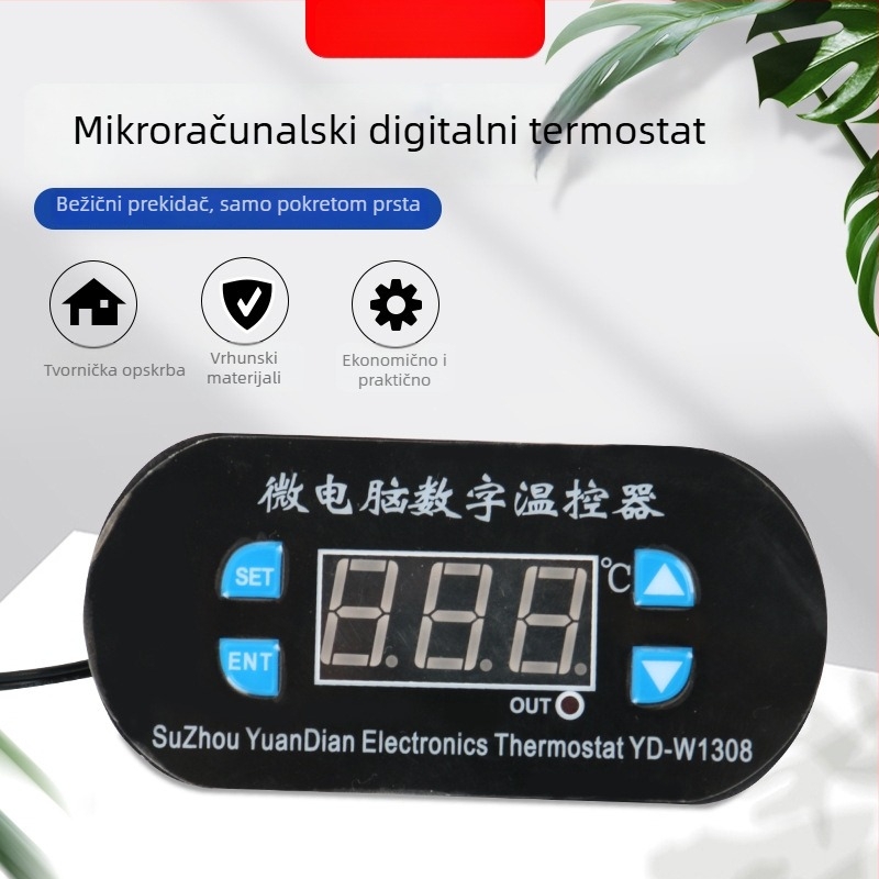 Digitalni termostat s digitalnim prikazom za hlađenje i grijanje, podešivi mikroračunalni termostat