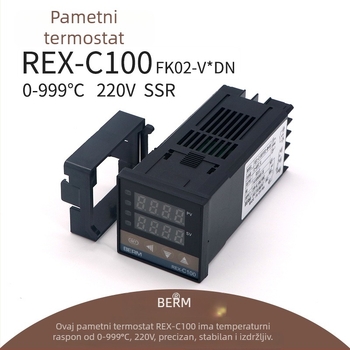 Belmei termostat REX-C100 V DN inteligentan SSR regulator temperatura