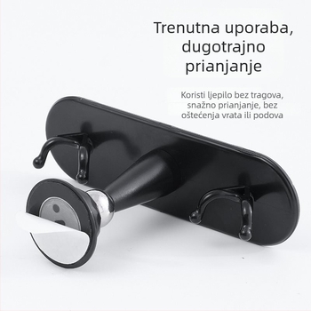 Magnetni stopper za vrata bez bušenja, za kupaonicu, snažan magnet, s pričvršćivanjem na pod i nevidljivim držačem
