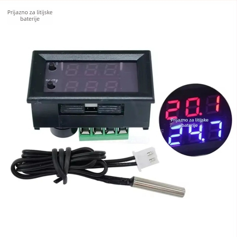 12V digitalni termostat s prikazom, inteligentni prekidač za regulaciju temperature, mikroračunalni sustav za digitalnu kontrolu temperature